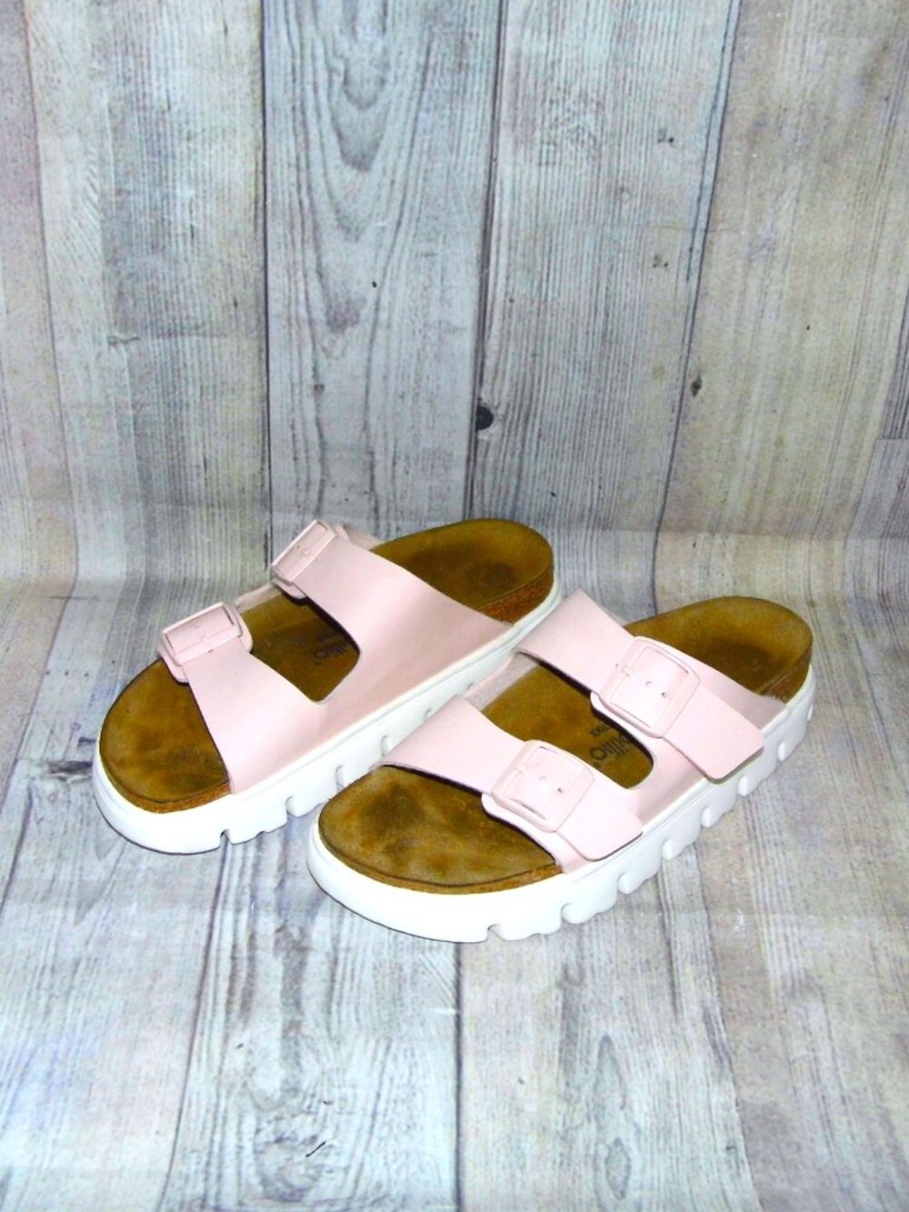BIRKENSTOCK Papilio Arizona Chunky Light Rose Sandals Womens 10 (EU 41) - Picture 3 of 8
